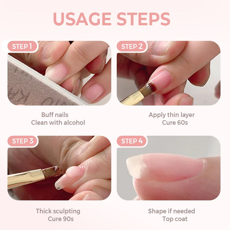 🔥Hot Sale $9.99🔥2-in-1 Self-Leveling Nail Builder Gel (50% OFF)