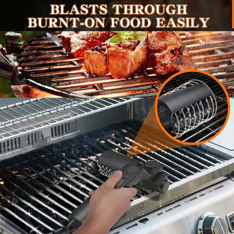🔥60% OFF NOW! 🍖 Cordless Electric BBQ Brush Cleaner – Deep Cleaning, Long Handle & Rechargeable 🔋