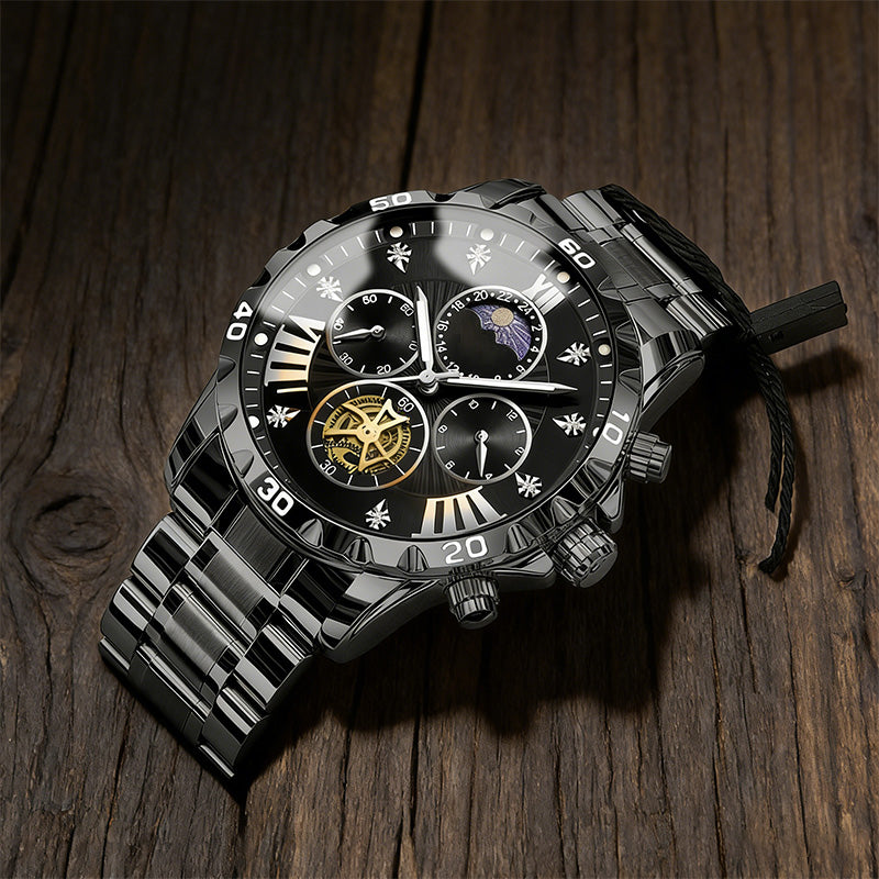 🔥Hot Sale🔥Men's Luminous Waterproof Flywheel Quartz Watch (50% OFF)