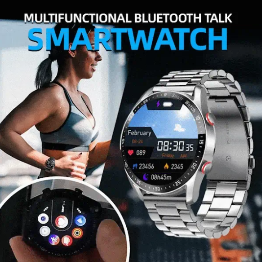 📢📢50% OFF !!!⏰Multifunctional Bluetooth Talk Casual Smartwatch