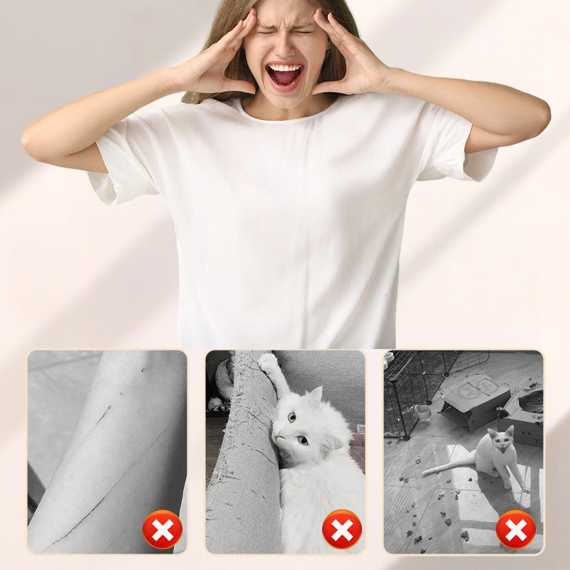 🏆2026 HOTTEST! 🐱🖼️ No-Drill Cat Scratching Post! 🔥