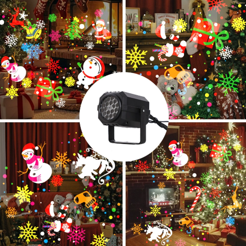 🔥Christmas Limited-Time Offer: 49% OFF!!! 🎁Rotating LED Christmas Pattern Projector Light