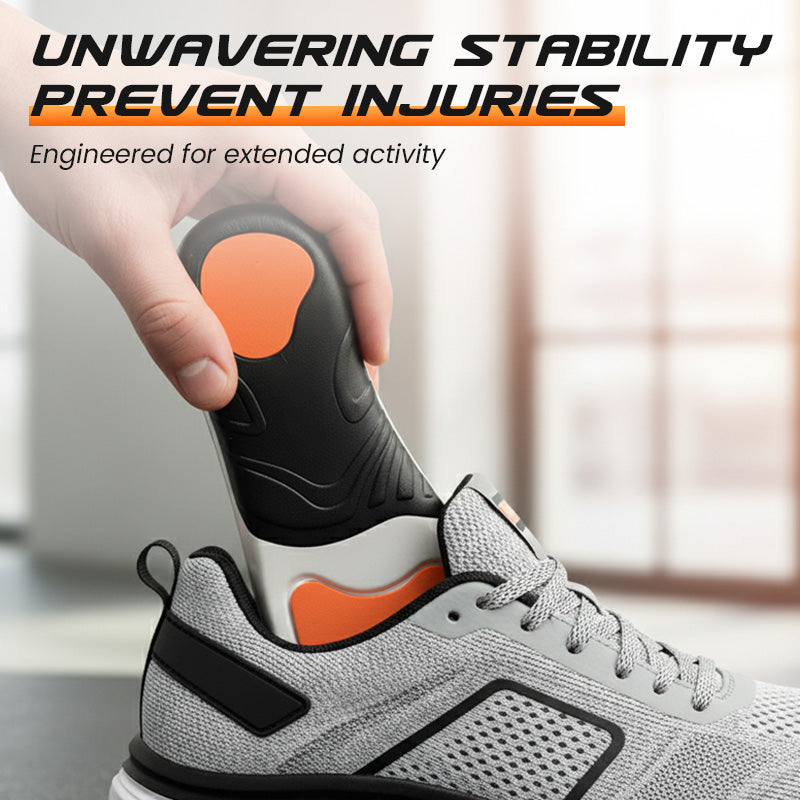 Sports Shock Absorbing Insoles with Arch Support