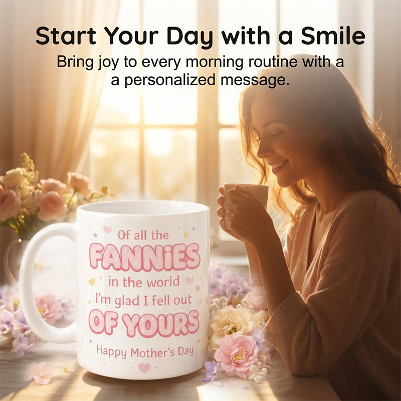 ☕ 50% OFF NOW! 💝 Funny Mother's Day Mug for Mom – 11oz Ceramic, Humorous Message & Dishwasher Safe 🎁