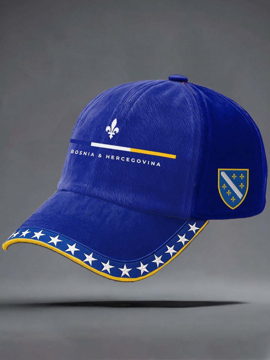 Unisex Bosnia ZMAJEVI Football Lover Printed Hat