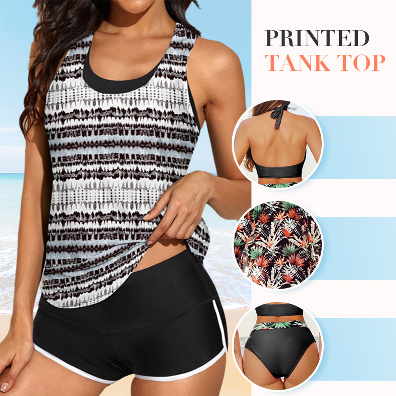 🔥LAST DAY SALE 50% OFF!!🎁Women's Comfortable Printed Bikini 3-Piece Set