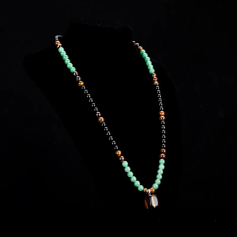 ✨Bohemian Natural Stone Beaded Necklace