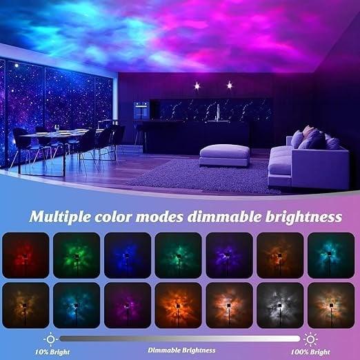 🎁 Rotating Wave Projector - Dynamic Ocean Effect, 16 Changing Colors, Perfect for Baby Care and Nursery Decoration 🌙🚤💫