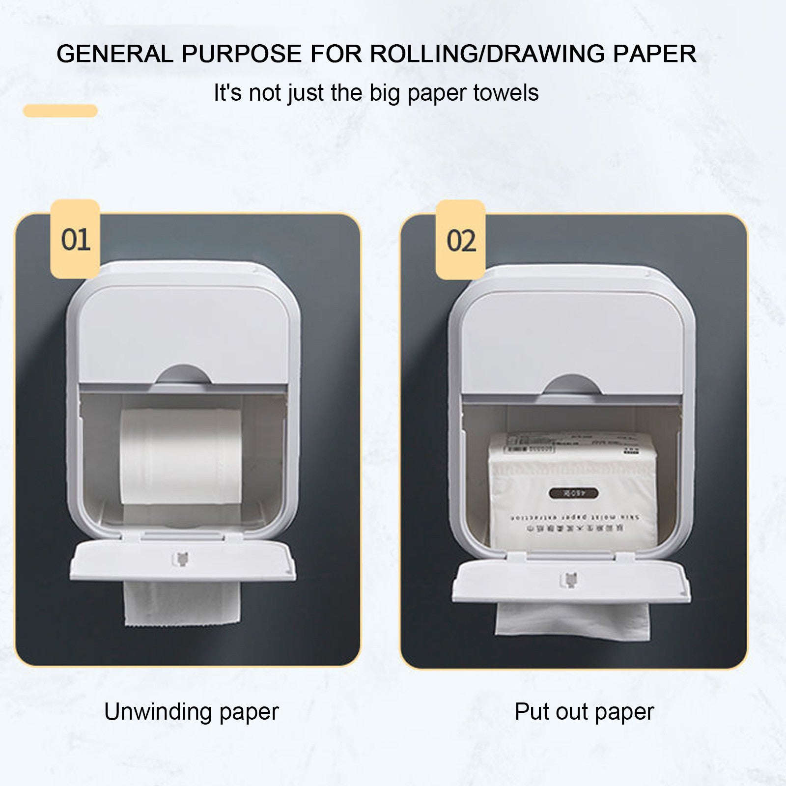 🔥Last Day Sale 50%🔥Punch-free Toilet Paper Holder Box