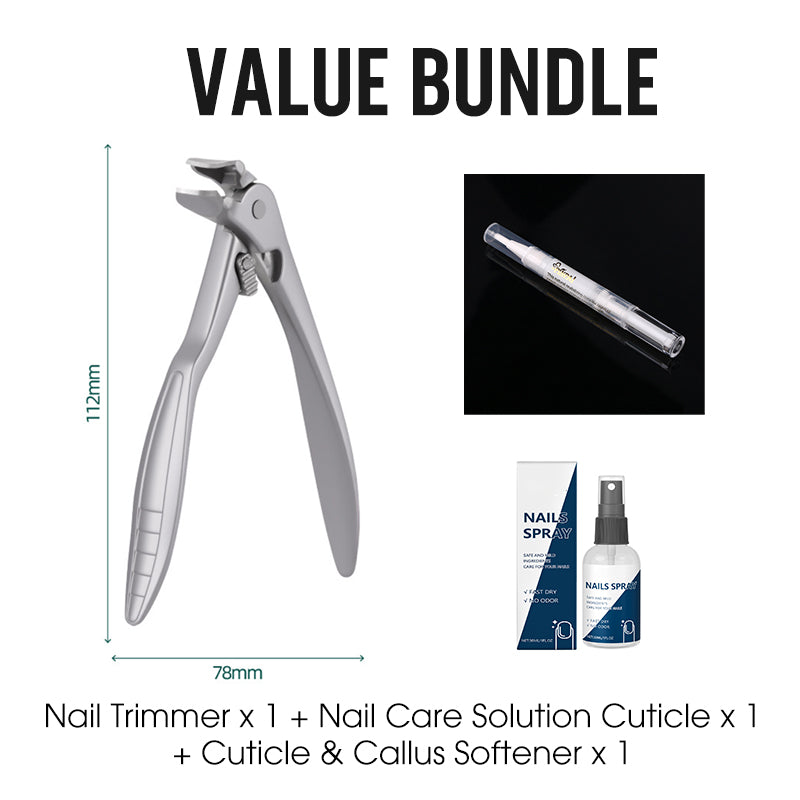 📢📢50% OFF NOW✨🔥Curved stainless steel nail clippers – Ergonomic and easy for seniors to use