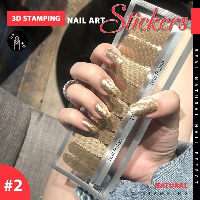 Stickers Ongles 3D