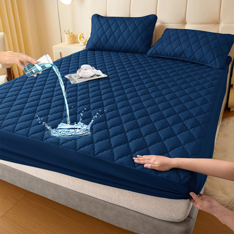 🔥 Hot Sale 🔥Waterproof Quilted Mattress Cover & Pillowcases Set