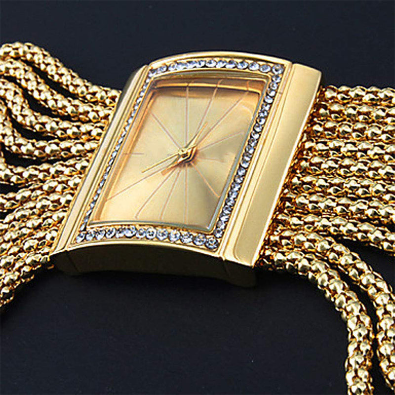 🎄🎁Christmas Special Offer: 50% OFF💥Ladies Rhinestone Quartz Square Watch