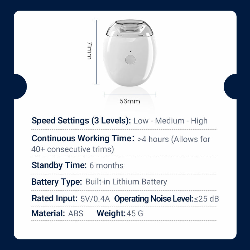 🔥2026 New Arrivals: 50% Off for a Limited Time!⚡50K+ SOLD!🔥Universal Automatic Fingernail Grinder