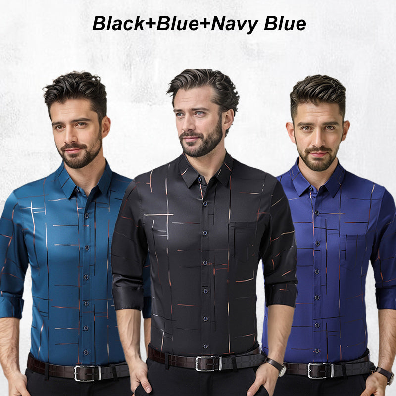 🔥 2026 Best-Seller | Men's Ultra-Thin Non-Iron Shirt | Loved by 10K+ ❤️【50% OFF】