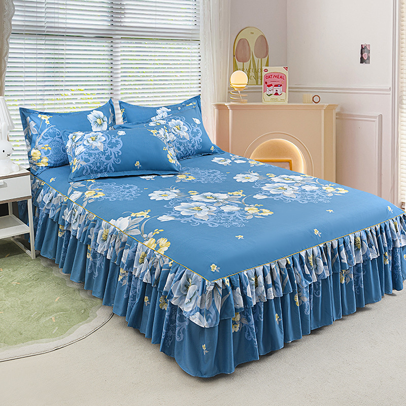 ⏳Time-Limited Special⏰3-Piece Ruffled Bed Skirt Set🛏️