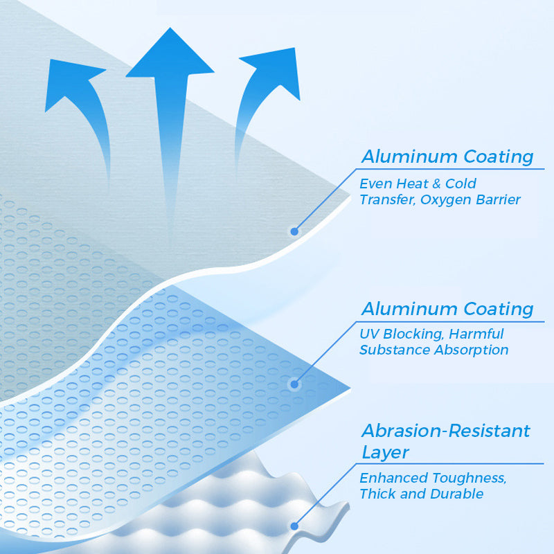 🎁BIG SALE!♻️Kitchen Essentials✨Reusable Aluminum Foil Sealable Food Storage Bags