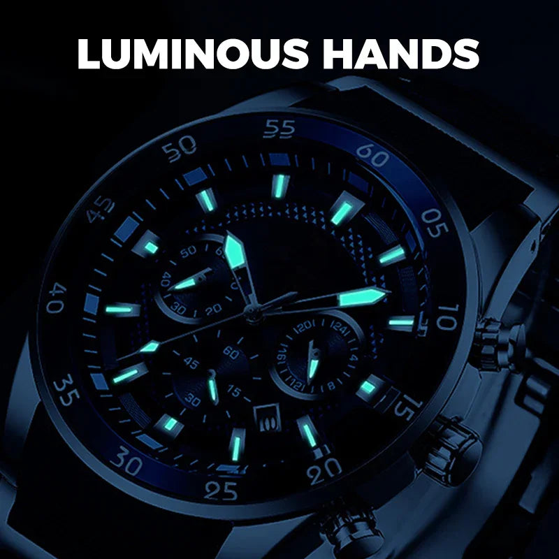 ⏳ LIMITED TIME OFFER⚡️!💎Men's High-End Business Multifunction Quartz Watch