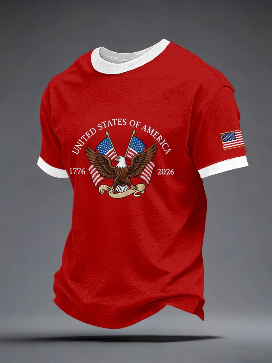 Men's America 1776-2026 Print T-Shirt