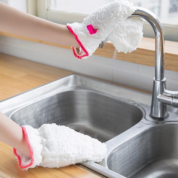 Bamboo Fiber Dishwashing Gloves