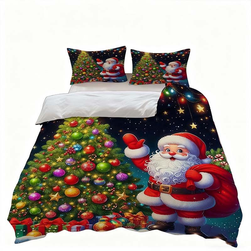 Soft Christmas Duvet Cover 3-Piece Set