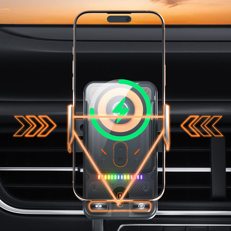 🚗 50% OFF NOW! 📱 2-in-1 Car Phone Holder & Wireless Charger – 360° Rotation, Strong Grip & Fast Charging 🔋