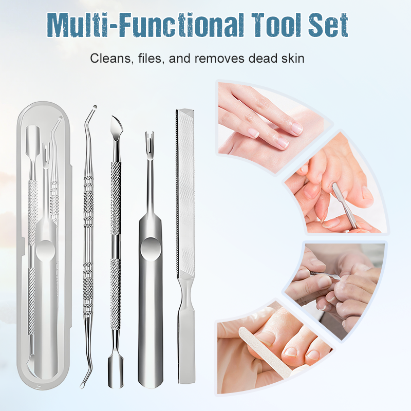 🔥Stainless Steel Manicure & Pedicure Tool Set|Buy 1 Get 1 Free💅