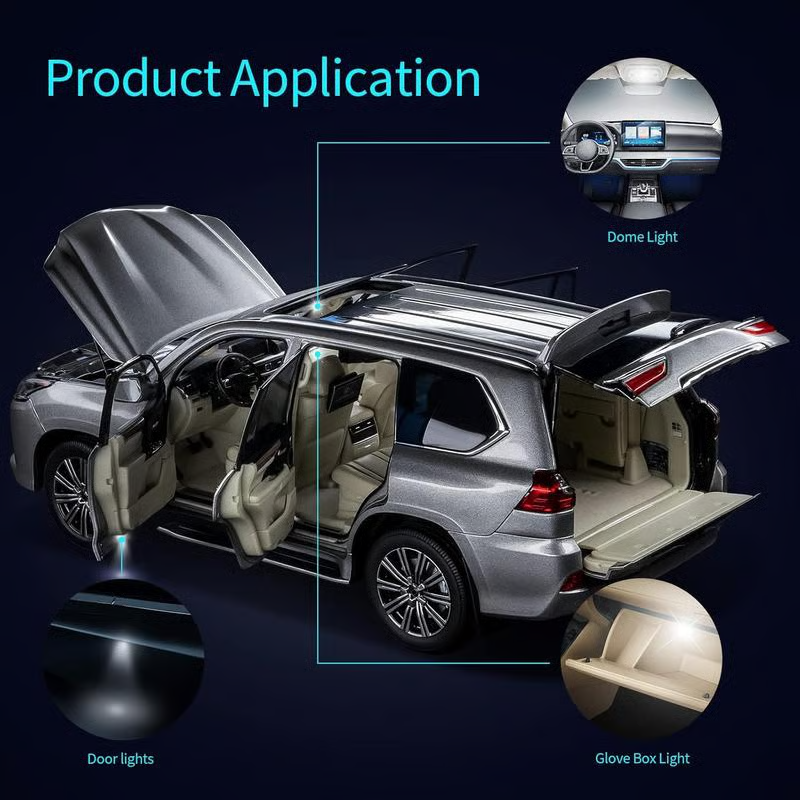 🔥42 Pieces Interior Car Lights, Super Bright White Dome Map Tail Cab Lights Bulb Kit Set