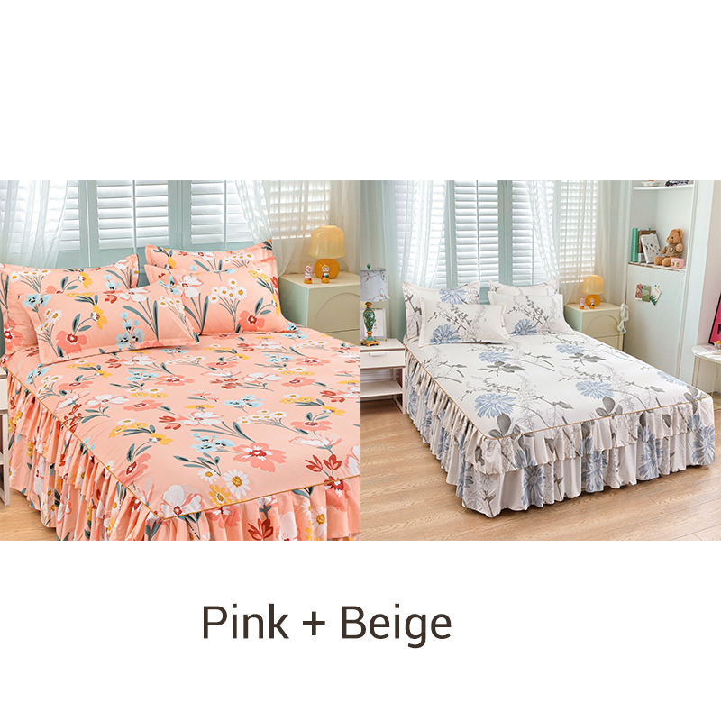 ⏳Time-Limited Special⏰3-Piece Ruffled Bed Skirt Set🛏️