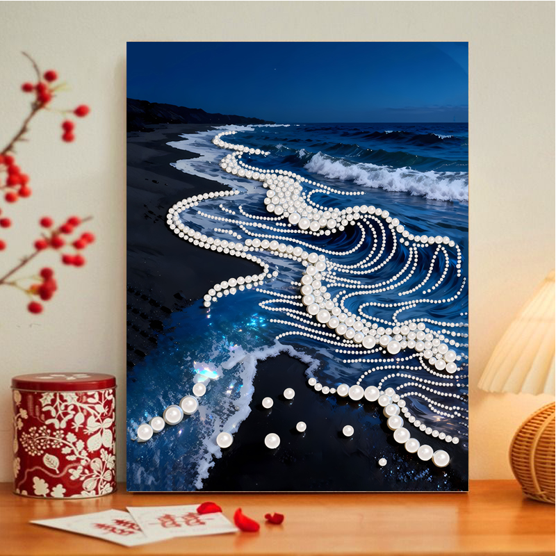DIY 3D Plastic Pearl Painting Kit