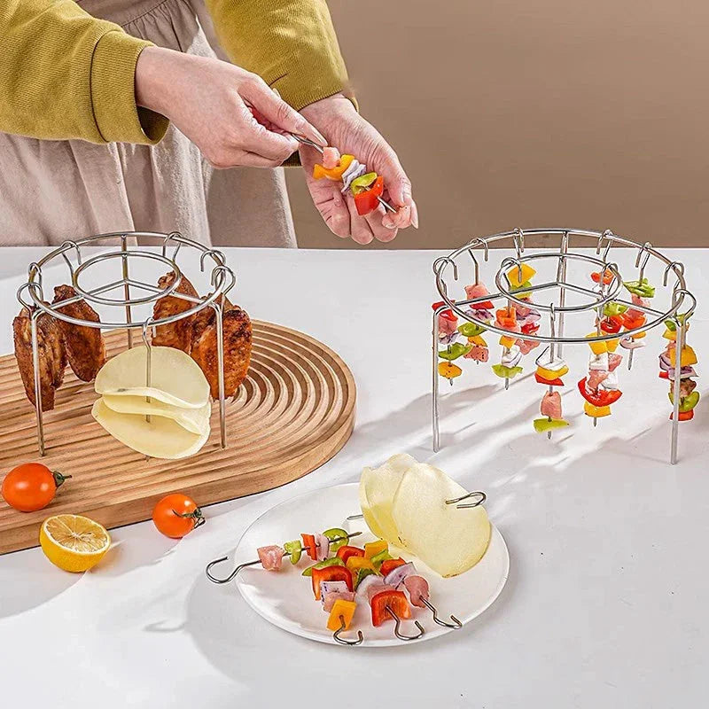 Free anti-scald gloves for a limited time🥩Air Fryer Vertical Kebab Grill + Free Heat Resistant Gloves 🍤