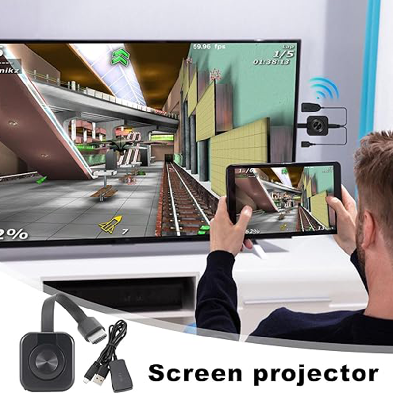 🥳2026 HOT SALE🥳💞50K+ SOLD!✨ 💝Wireless HDMI Display Dongle Adapter – Stream 1080p/4K from Phone to TV in Seconds! No Cables, No Hassle! 📱📺