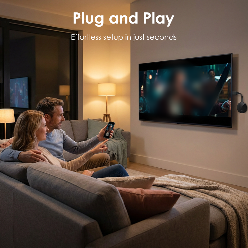 💎 50% OFF! 💎 4K Wireless HDMI Display Dongle – Dual-Band Wi-Fi, Plug-and-Play & Universal Screen Mirroring for iOS/Android/Mac/PC 📺✨