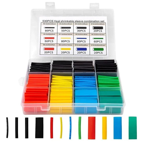 📢 LAST DAY! 60% OFF NOW! 🔥 Heat Shrink Tubing Kit – 580 PCS with Case, 3:1 Ratio & Waterproof Sealing 🛠️📦