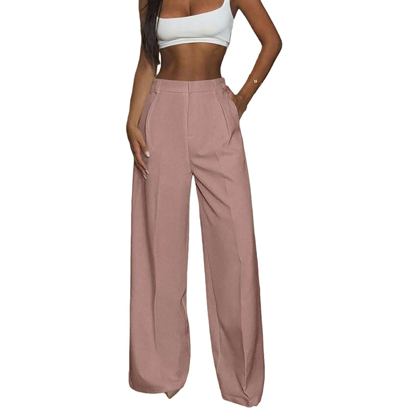 Women's High-Waisted Wide-Leg Pants