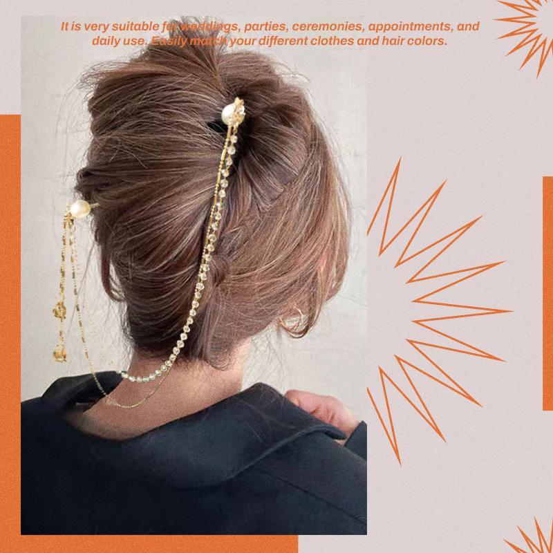 Elegant Tassel Double Hairpin