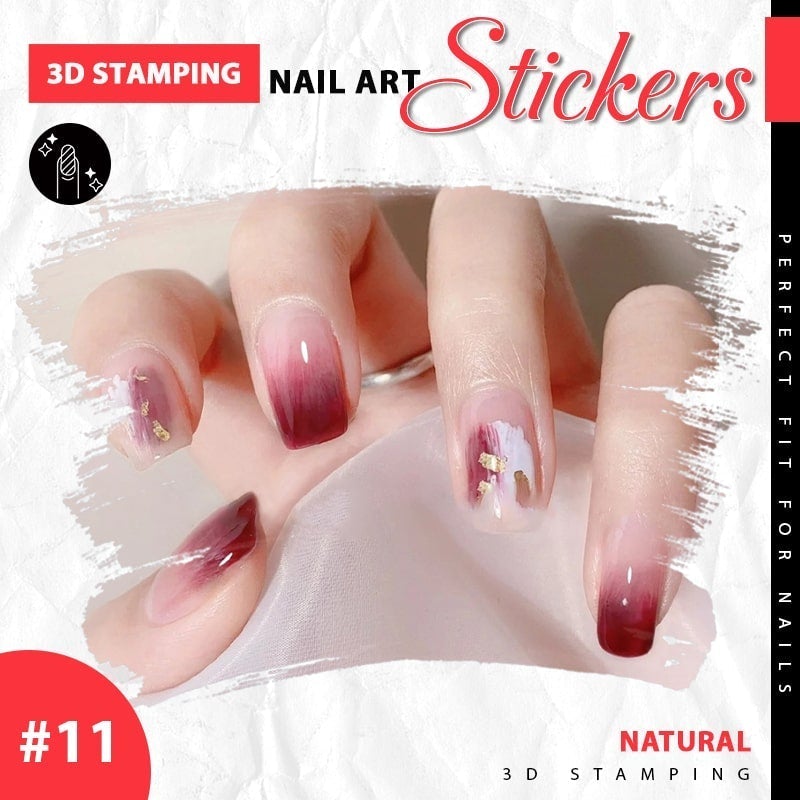 Stickers Ongles 3D