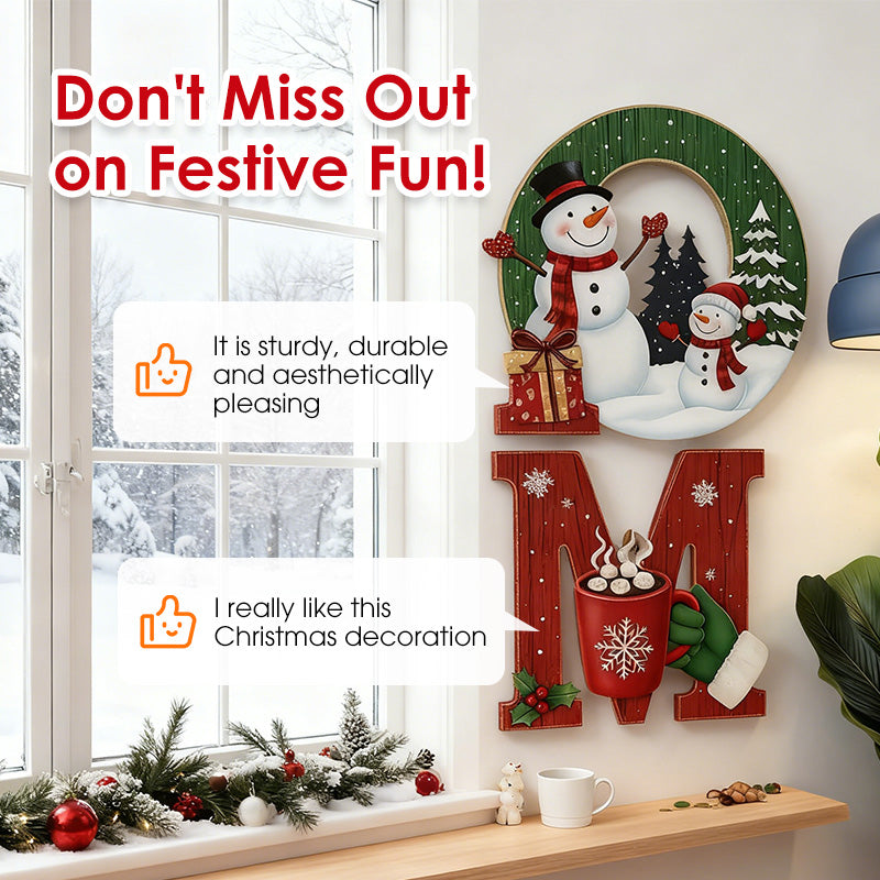 📢📢50 % OFF !!⏰⏰Christmas Wooden Wall Decor Letter Sign - HOME/JOY