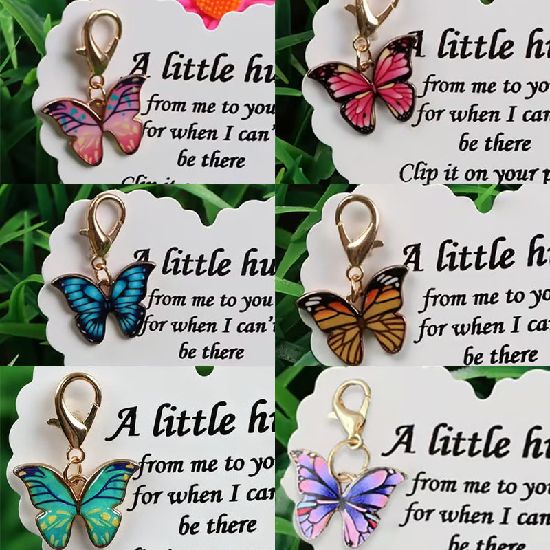 Elegant Butterfly Pendant with Message Card