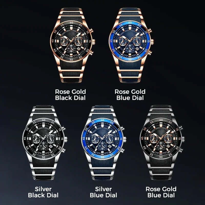 ⏳ LIMITED TIME OFFER⚡️!💎Men's High-End Business Multifunction Quartz Watch