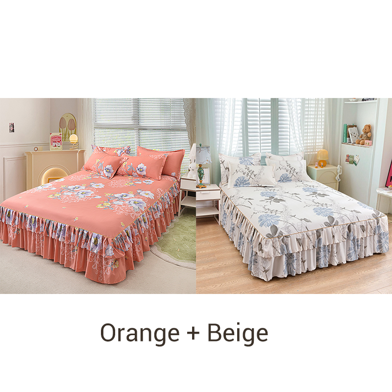 ⏳Time-Limited Special⏰3-Piece Ruffled Bed Skirt Set🛏️
