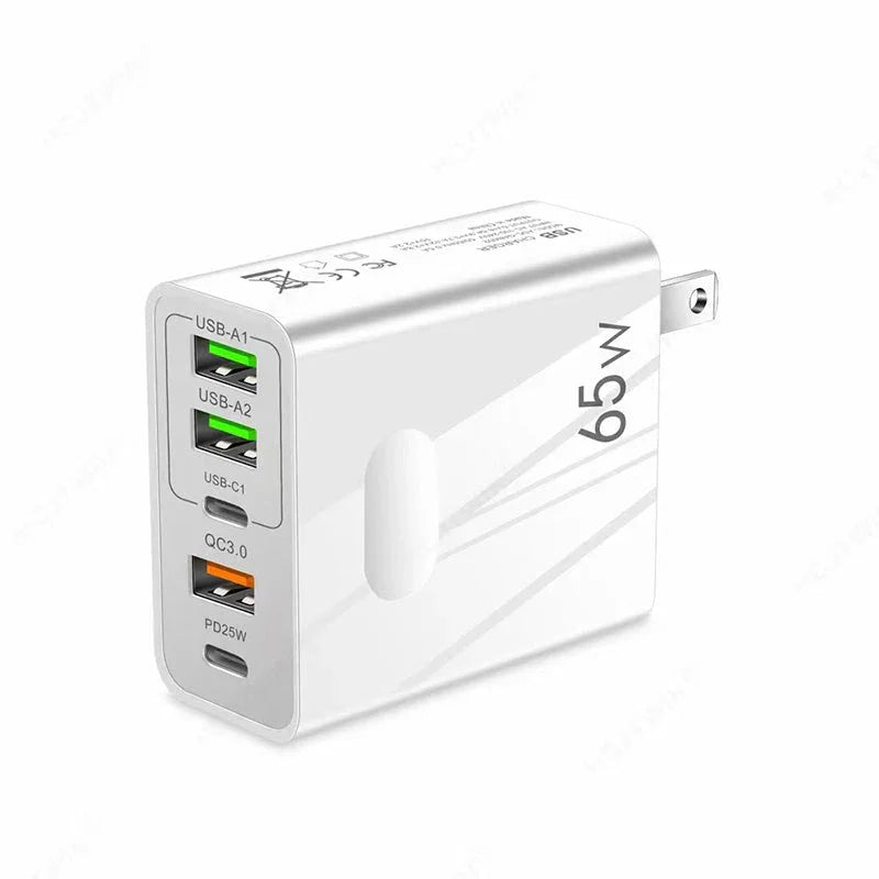 🔥New Hot Selling❤️‍🔥 [Practical Gift] 65W Multiple-Ports Fast Charger