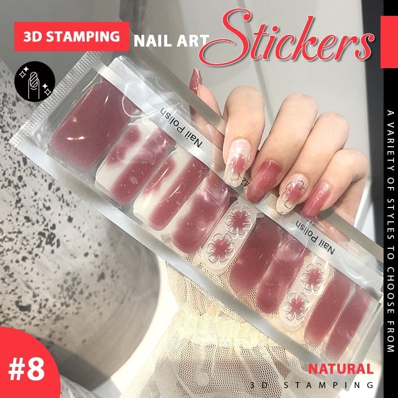 Stickers Ongles 3D