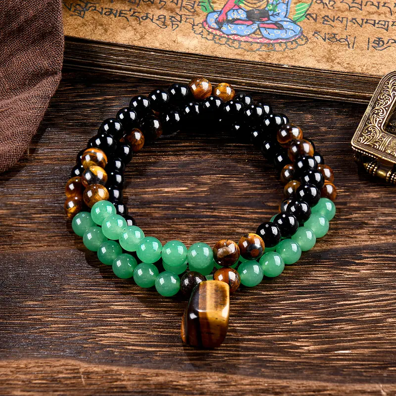 ✨Bohemian Natural Stone Beaded Necklace