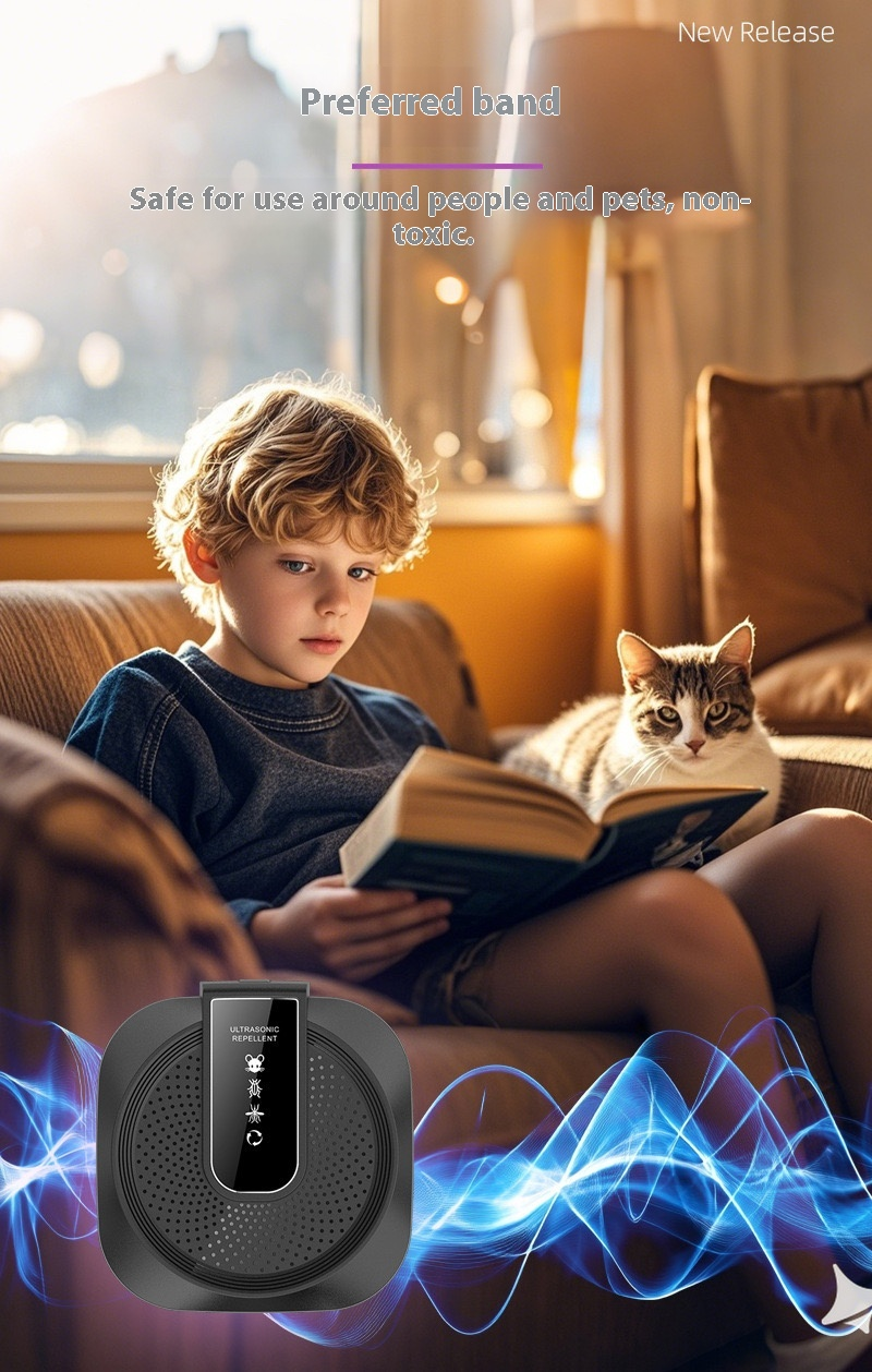 ⏳Limited-time 50% off⏰Ultrasonic anti-boating and rat repeller is powerful - 360° smart technology🔉🐀