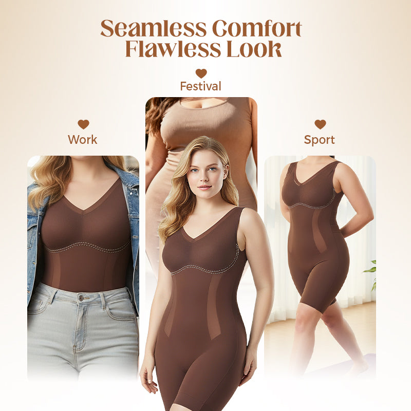 👙 60% OFF! 💫 SHAPING BODYSUIT - Seamless and Breathable Fabric, Instant Slimming Effect, Comfortable to Wear All Day Long for a Streamlined Silhouette 🌸✨