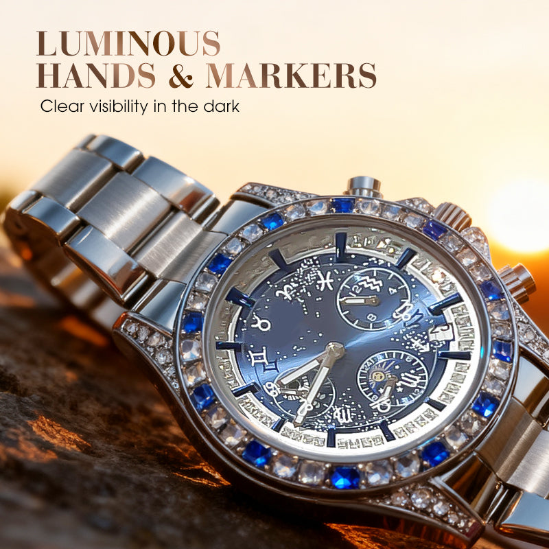 Men's Six-Hand Luminous Chronograph Watch