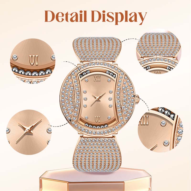 Women’s Elegant Sparkling Rhinestone Quartz Watch
