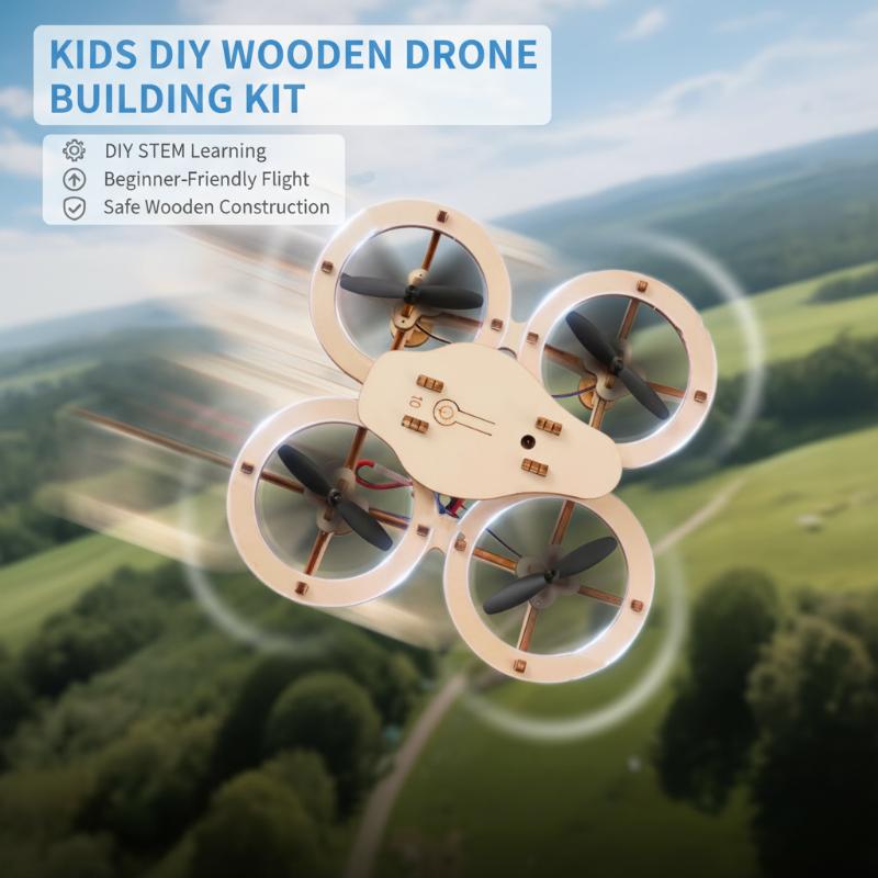 Build Your Own Drone! Kids Love This DIY Wooden Kit 🚁