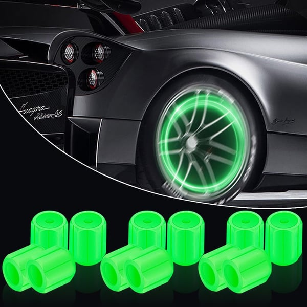 🔥While Supplies Last 40% OFF!🎉 Glow-in-the-dark valve caps (tire valve caps) 🚗💫
